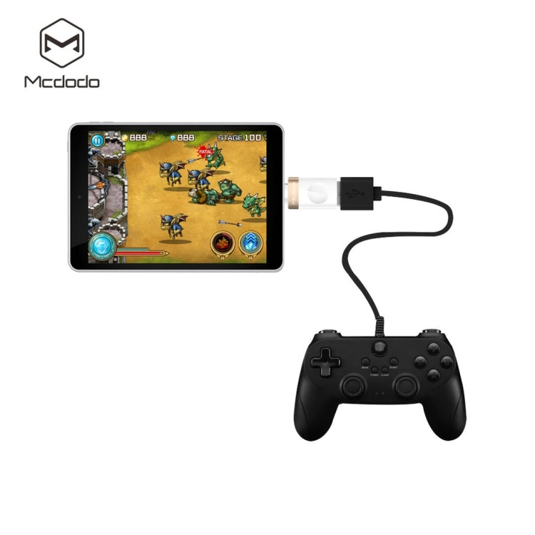 Mcdodo OT-1942 USB-C / Type-C to USB 3.0 AF Data Transmission Charging OTG Adapter(Gold) - OTG Adapter by Mcdodo | Online Shopping UK | buy2fix