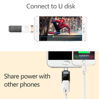 Mcdodo OT-1942 USB-C / Type-C to USB 3.0 AF Data Transmission Charging OTG Adapter(Gold) - OTG Adapter by Mcdodo | Online Shopping UK | buy2fix