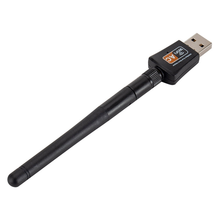 600Mbps 2.4GHz + 5Hz AC Dual Band USB WIFI Adapter with Antenna by buy2fix