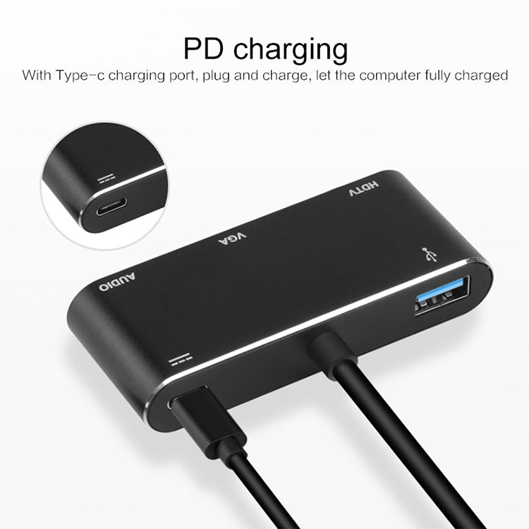 USB-C / Type-C to HDMI /VGA /USB 3.0 /PD Converter by buy2fix