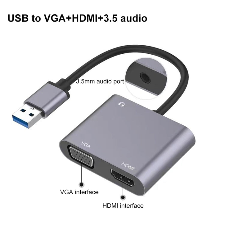 USB-C / Type-C 3.0 to HDMI / VGA Converter by buy2fix