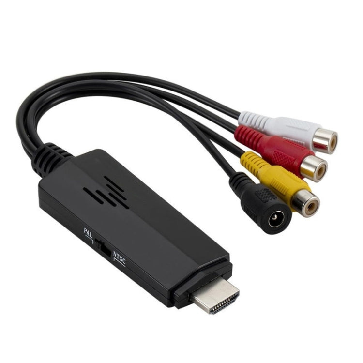 HD Video to 3RCA AV CVBS Converter Adapter by buy2fix