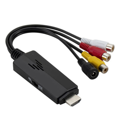 HD Video to 3RCA AV CVBS Converter Adapter by buy2fix