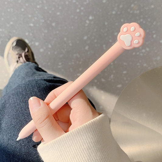 Cute Cartoon Silicone Protective Cover for Apple Pencil 2(Cat Claw Pink) - Pencil Accessories by buy2fix | Online Shopping UK | buy2fix