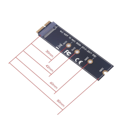 M.2 PCIE NVME SSD to Mac Book Air Pro 2013-2017 SSD Hard Drive Adapter Board For A1465 A1466 A1398 A1502 - Others by buy2fix | Online Shopping UK | buy2fix