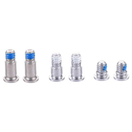 6 in 1 for Macbook Pro 13.3 inch A1708 Computer Case Bottom Cover Screws (4 Long + 2 Short)(Silver) - Screws by buy2fix | Online Shopping UK | buy2fix
