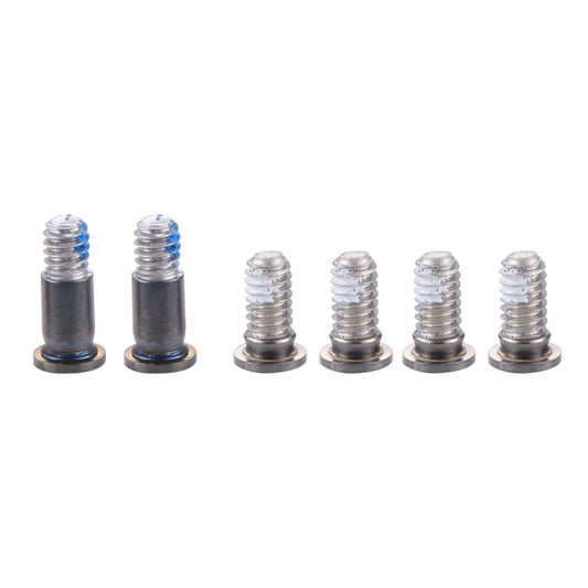 6 in 1 for Macbook Pro 15.4 inch with Touchbar A1707 Computer Case Bottom Cover Screws(Grey) - Screws by buy2fix | Online Shopping UK | buy2fix