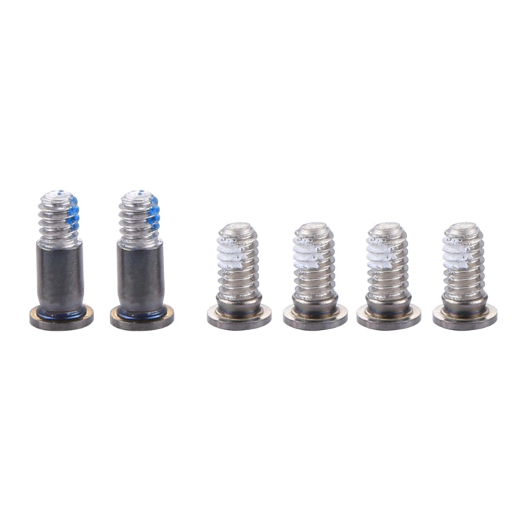 6 in 1 for Macbook Pro 15.4 inch with Touchbar A1707 Computer Case Bottom Cover Screws(Grey) - Screws by buy2fix | Online Shopping UK | buy2fix