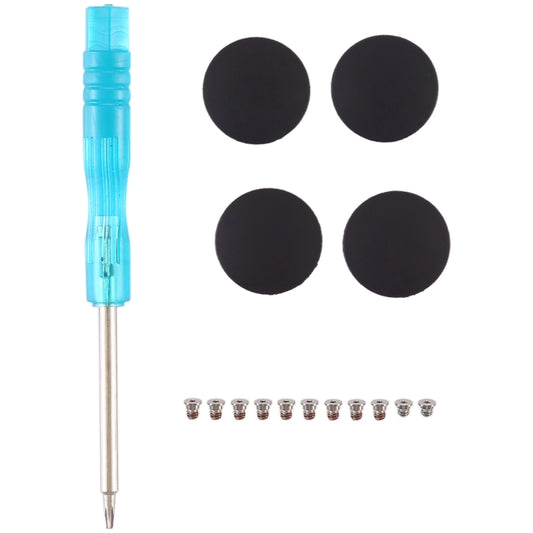 3 in 1/Set Bottom Rubber Cooling Mat + Screws + Screwdriver for Macbook Pro Retina A1398 A1502 A1425 by buy2fix