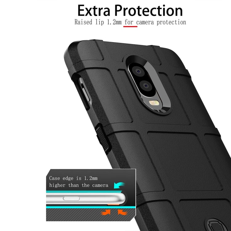 Shockproof Protector Cover Full Coverage Silicone Case for OnePlus 6T(Black) - OnePlus Cases by buy2fix | Online Shopping UK | buy2fix