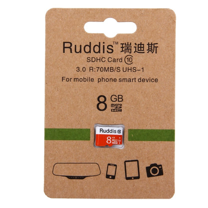 Ruddis 8GB High Speed Class 10 TF/Micro SDXC UHS-1(U1) Memory Card by buy2fix