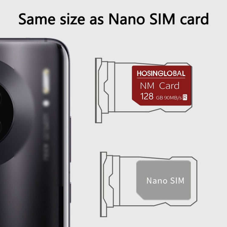 HOSINGLOBAL 90MB/s 128GB NM Card - Micro SD Card by buy2fix | Online Shopping UK | buy2fix