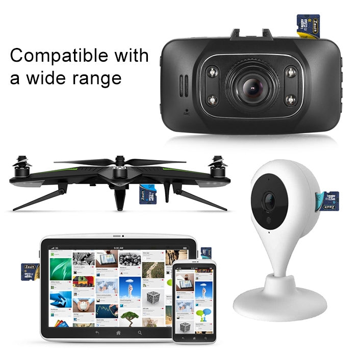 Zsuit 64GB High Speed Class10 Silver Grey TF(Micro SD) Memory Card - Micro SD Card by buy2fix | Online Shopping UK | buy2fix