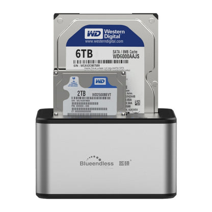 Blueendless 2.5 / 3.5 inch SATA USB 3.0 2 Bay Offline Copy Hard Drive Dock (AU Plug) - HDD Enclosure by Blueendless | Online Shopping UK | buy2fix