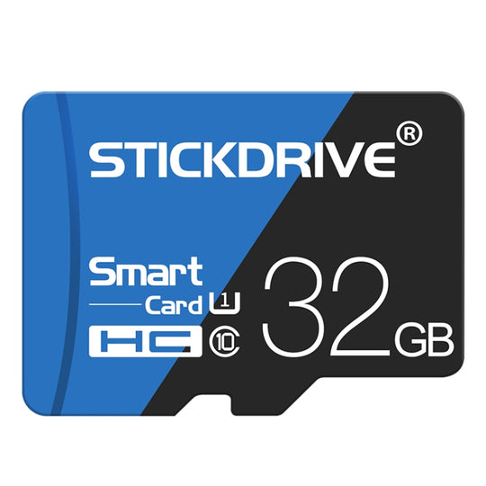 STICKDRIVE 32 GB Hochgeschwindigkeits-U1-TF-Speicherkarte (Micro SD) in Blau und Schwarz