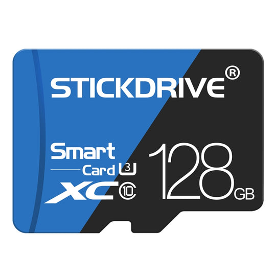 STICKDRIVE 128 GB Hochgeschwindigkeits-U3-TF-Speicherkarte (Micro SD) in Blau und Schwarz