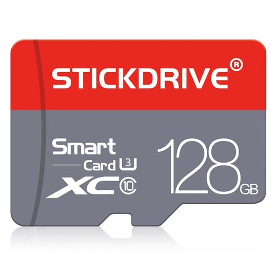 STICKDRIVE 128 GB U3 Rot und Grau TF (Micro SD) Speicherkarte