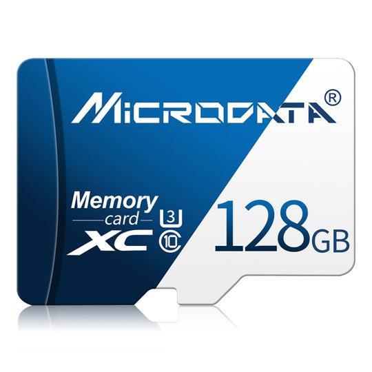 MICRODATA 128GB U3 Blue and White TF Memory Card