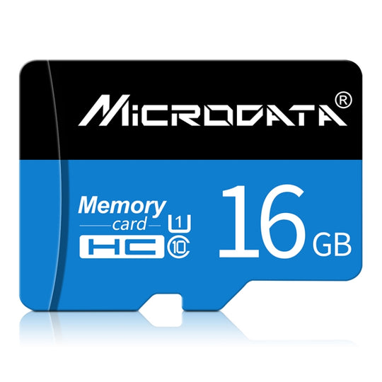 MICRODATA 16GB U1 Blue and Black TF Memory Card