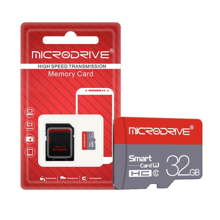 Microdrive 32GB High Speed Class 10 Micro SD(TF) Memory Card - Micro SD Card by buy2fix | Online Shopping UK | buy2fix