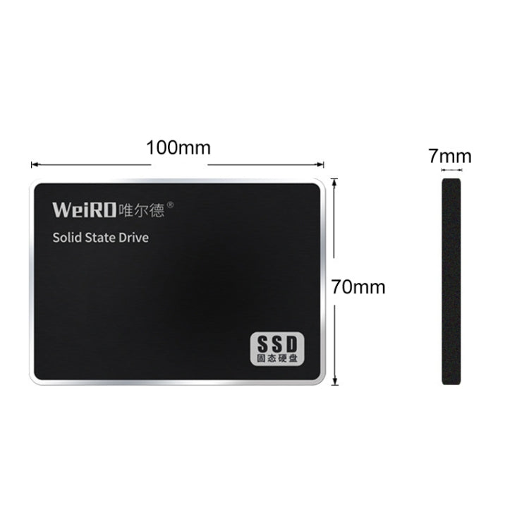 WEIRD S500 128GB 2.5 inch SATA3.0 Solid State Drive for Laptop, Desktop - External Solid State Drives by buy2fix | Online Shopping UK | buy2fix