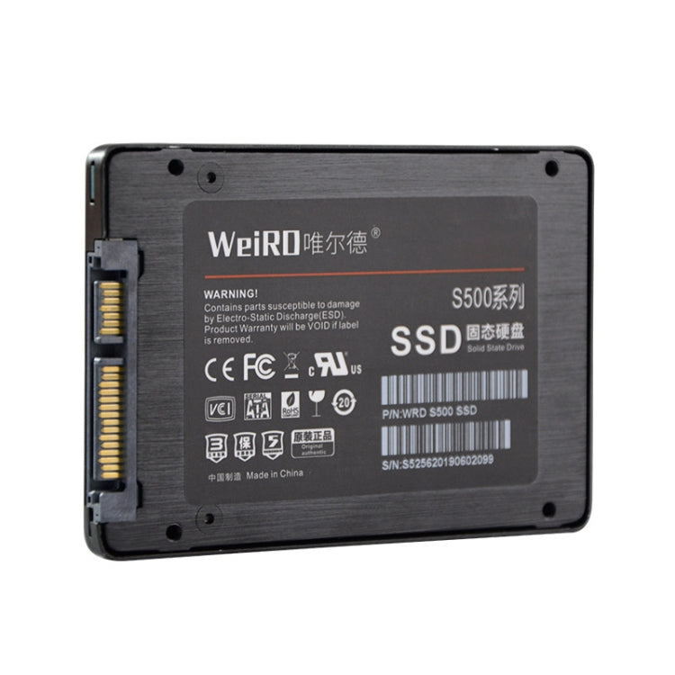 WEIRD S500 256GB 2.5 inch SATA3.0 Solid State Drive for Laptop, Desktop - External Solid State Drives by buy2fix | Online Shopping UK | buy2fix