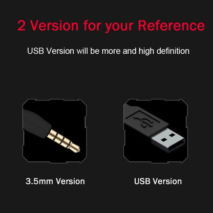 BK Desktop Gooseneck Adjustable USB Wired Audio Microphone, Built-in Sound Card, Compatible with PC / Mac for Live Broadcast, Show, KTV, etc.(Red) - Microphone by buy2fix | Online Shopping UK | buy2fix