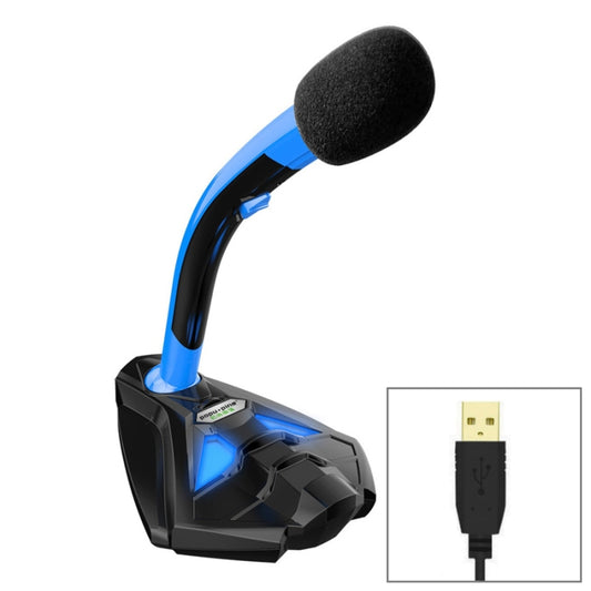 K1 Desktop Omnidirectional USB Wired Mic Condenser Microphone with Phone Holder, Compatible with PC / Mac for Live Broadcast, Show, KTV, etc - Microphone by buy2fix | Online Shopping UK | buy2fix