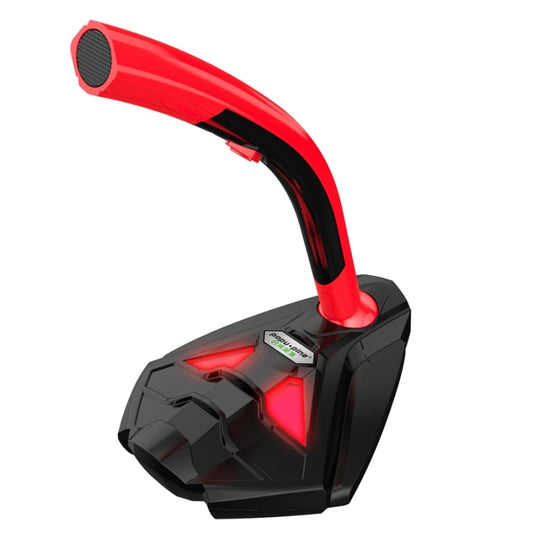 K1 Desktop Omnidirectional USB Wired Mic Condenser Microphone with Phone Holder, Compatible with PC / Mac for Live Broadcast, Show, KTV, etc(Black + Red) - Microphone by buy2fix | Online Shopping UK | buy2fix