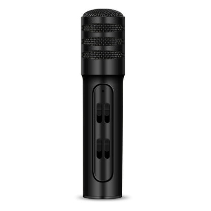 BGN-C7 Condenser Microphone Dual Mobile Phone Karaoke Live Singing Microphone Built-in Sound Card(Black) - Microphone by buy2fix | Online Shopping UK | buy2fix