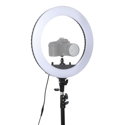 18 inch 55W Two-speed Dimmable Anchor Photography Self-timer LED Ring Fill-in Light with Tripod - Ring Light by buy2fix | Online Shopping UK | buy2fix