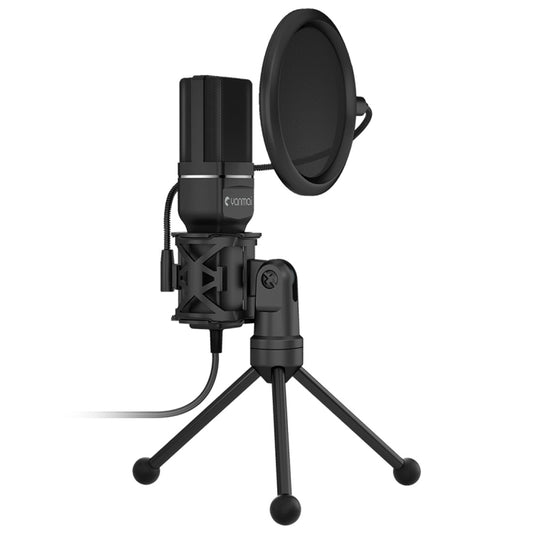 Yanmai SF-777 1.4m Computer Game Recording Condenser Microphone with Pop Filter & Tripod Stand (Black) by Yanmai
