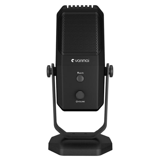 Yanmai SF-900 Multi-function Four Directivity Studio Recording Condenser Microphone with Desktop Stand(Black)
