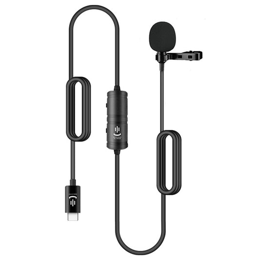 YICHUANG YC-VM30 USB-C / Type-C Dual Modes Lavalier Recording Microphone, Cable Length: 6m - Microphone by YICHUANG | Online Shopping UK | buy2fix
