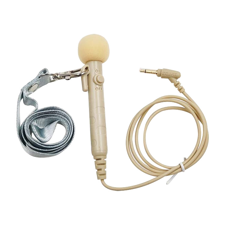 MK-7 3.5mm Elbow Head Handheld Loudspeaker Neck-mounted Microphone with Lanyard, Length: 1m (Flesh Color) - Microphone by buy2fix | Online Shopping UK | buy2fix
