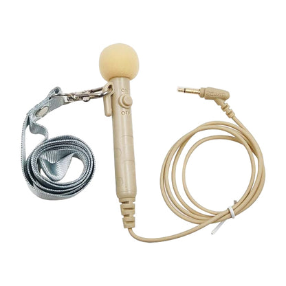 MK-7 3.5mm Elbow Head Handheld Loudspeaker Neck-mounted Microphone with Lanyard, Length: 1m (Flesh Color) - Microphone by buy2fix | Online Shopping UK | buy2fix
