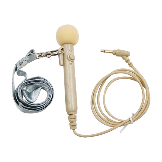 MK-7 3.5mm Elbow Head Handheld Loudspeaker Neck-mounted Microphone with Lanyard, Length: 1m (Flesh Color) - Microphone by buy2fix | Online Shopping UK | buy2fix