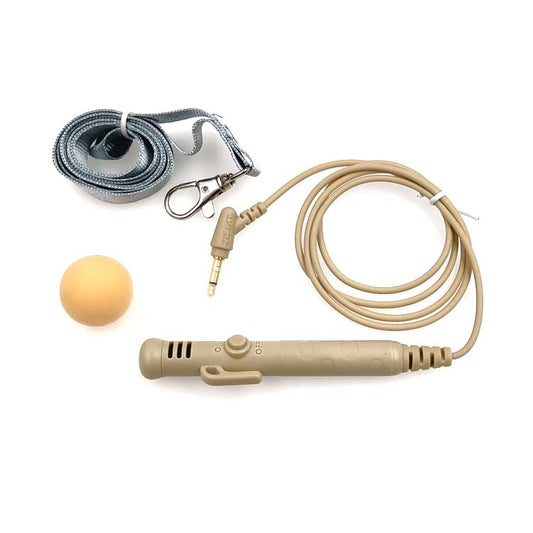 MK-7 3.5mm Elbow Head Handheld Loudspeaker Neck-mounted Microphone with Lanyard, Length: 1m (Flesh Color) - Microphone by buy2fix | Online Shopping UK | buy2fix