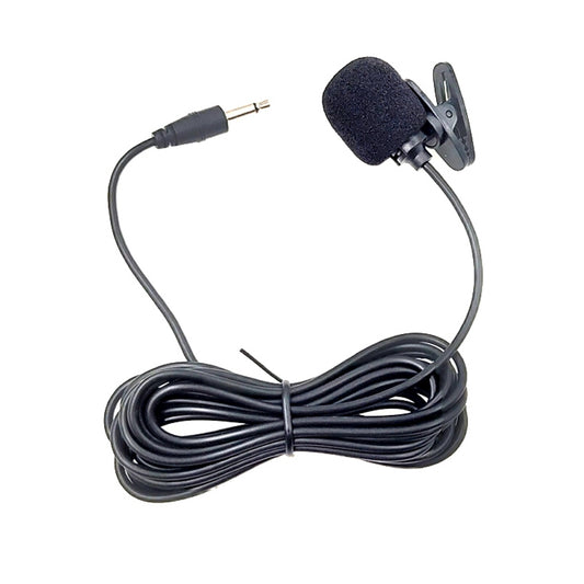 ZJ002MR Mono 3.5mm Straight Plug Car Sun Visor Wireless Interpreter Tour Guide Megaphone Lavalier Wired Microphone, Length: 3m - Microphone by buy2fix | Online Shopping UK | buy2fix