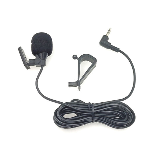 ZJ015MR Prise de tête d'angle stéréo 2,5 mm Navigation de voiture DVD Microphone à pâte externe, longueur: 3 m
