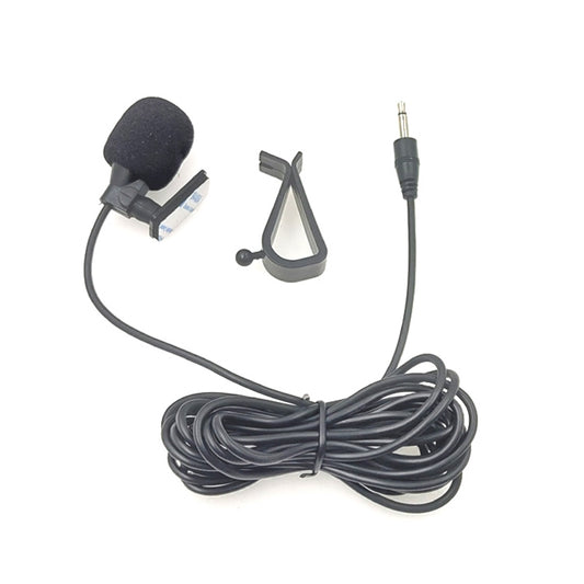 ZJ015MR Mono 2.5mm Straight Plug Car Navigation DVD External Paste Microphone, Length: 3m - Microphone by buy2fix | Online Shopping UK | buy2fix