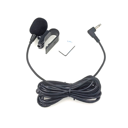 ZJ025MR Stick-on Clip-on Lavalier Mono Microphone for Car GPS / Bluetooth Enabled Audio DVD External Mic, Cable Length: 3m, 90 Degree Elbow 2.5mm Jack - Microphone by buy2fix | Online Shopping UK | buy2fix