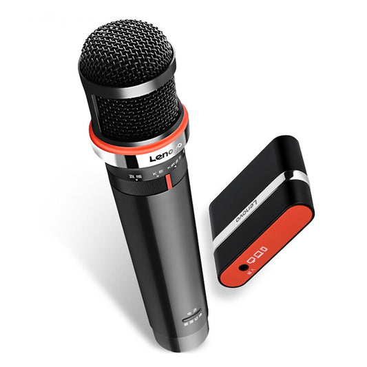 Original Lenovo UM20-U K Song Wireless Digital Microphone Live Recording Equipment with Wireless Receiver (Black) - Microphone by Lenovo | Online Shopping UK | buy2fix