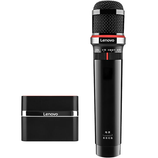 Original Lenovo UM20-U K Song Wireless Digital Microphone Live Recording Equipment with Wireless Receiver (Black) - Microphone by Lenovo | Online Shopping UK | buy2fix