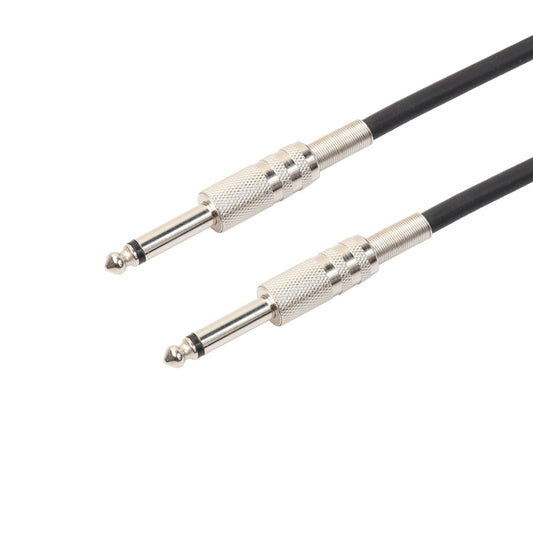 1.8m  1/4 inch (6.35mm) Male to Male Shielded Jack Mono Plugs Audio Patch Cable - Microphone Audio Cable & Connector by buy2fix | Online Shopping UK | buy2fix