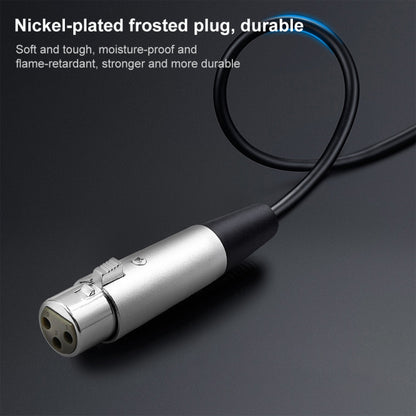 3m XLR 3-Pin Female to 1/4 inch (6.35mm) Mono Shielded Microphone Mic Cable - Microphone Audio Cable & Connector by buy2fix | Online Shopping UK | buy2fix
