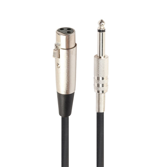 3m XLR 3-Pin Female to 1/4 inch (6.35mm) Mono Shielded Microphone Mic Cable - Microphone Audio Cable & Connector by buy2fix | Online Shopping UK | buy2fix