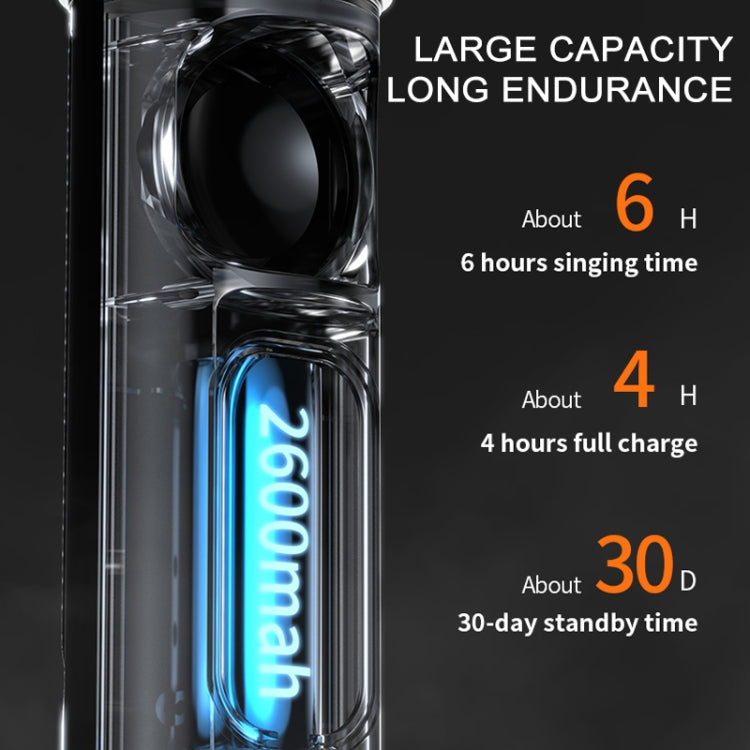 K1 Bluetooth 4.2 Karaoke Live Stereo Sound Wireless Bluetooth Microphone (Black) - Microphone by buy2fix | Online Shopping UK | buy2fix