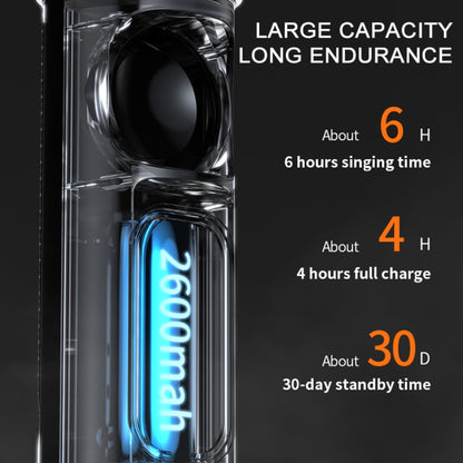 K1 Bluetooth 4.2 Karaoke Live Stereo Sound Wireless Bluetooth Microphone (Black) - Microphone by buy2fix | Online Shopping UK | buy2fix