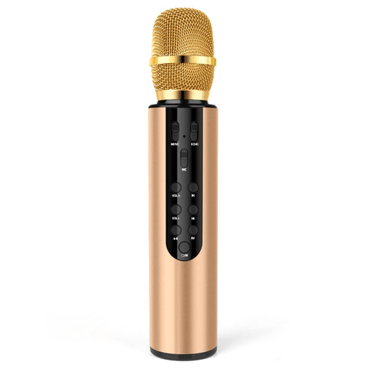 K3 Bluetooth 5.0 Karaoke Live Stereo Sound Wireless Bluetooth Condenser Microphone (Gold) - Microphone by buy2fix | Online Shopping UK | buy2fix
